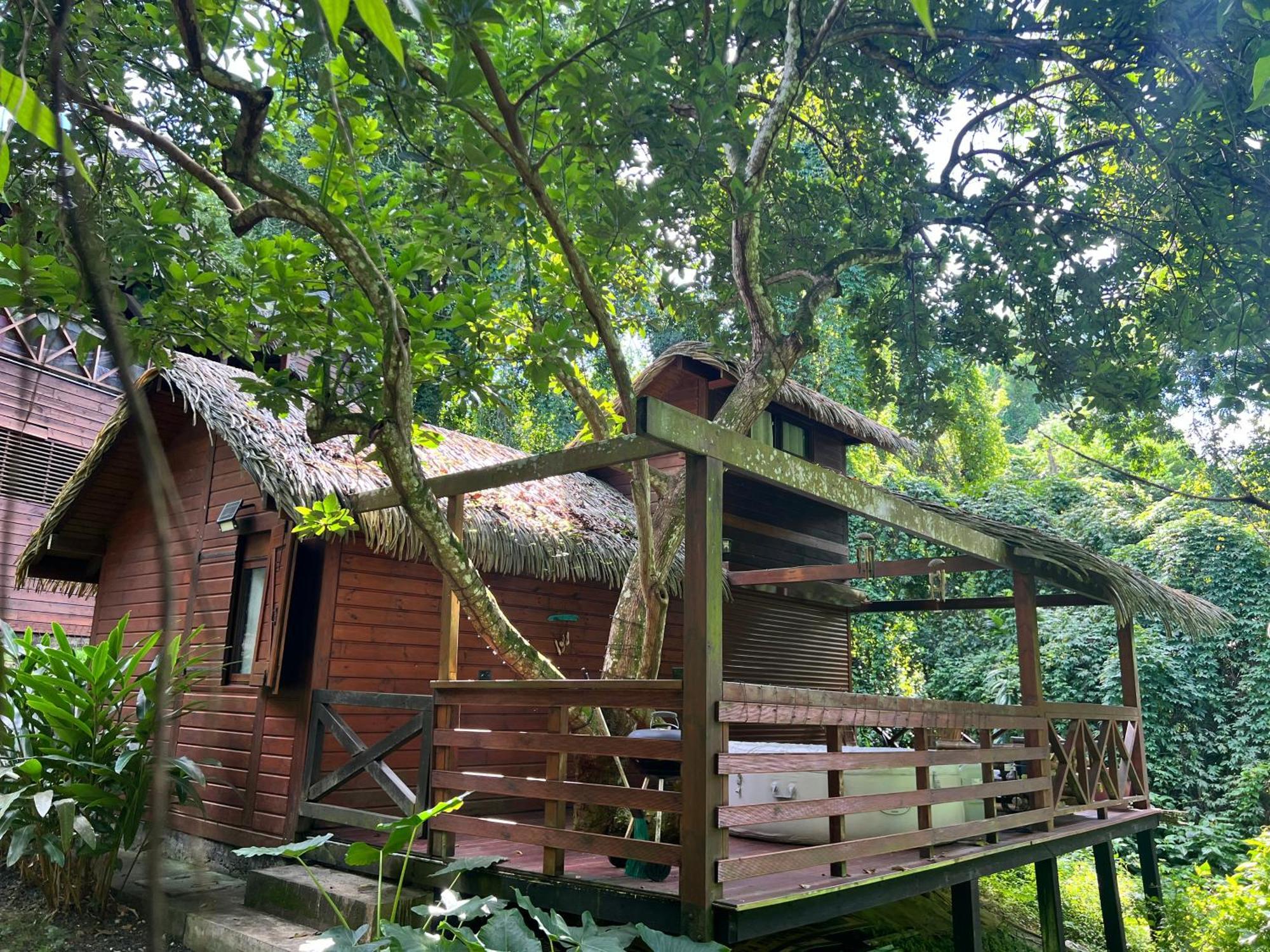 Ti Zaboka Chalet , Spa Privatif レザビーム エクステリア 写真